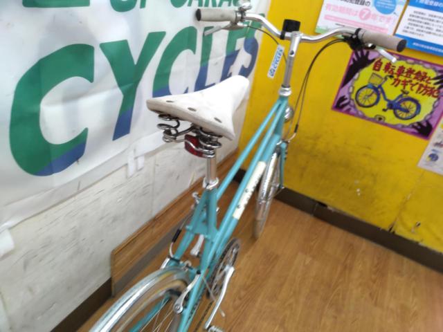 Bianchi MERLO 20×1-1/8インチ 外装7段変速 ミニベロ チェレステ