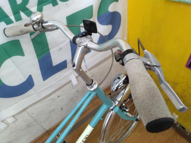 Bianchi MERLO 20×1-1/8インチ 外装7段変速 ミニベロ チェレステ
