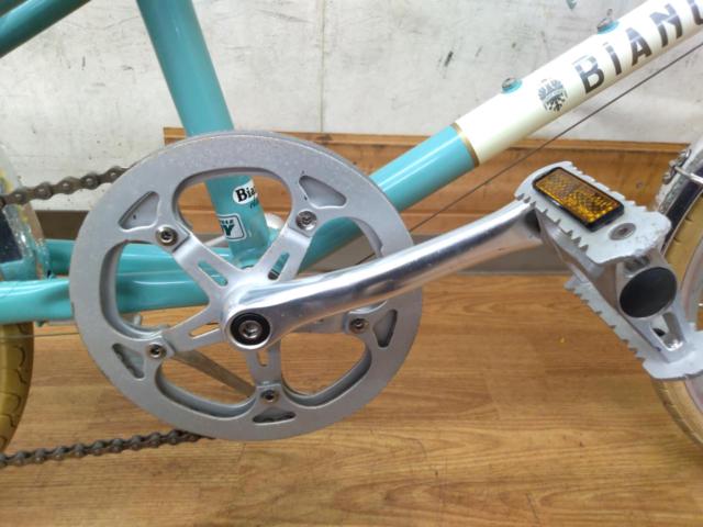Bianchi MERLO 20×1-1/8インチ 外装7段変速 ミニベロ チェレステ