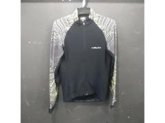 サイズ:M NALINI B0W PRO GARA JERSEY 長袖サイクルジャージ ブラック