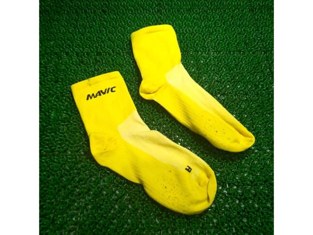 サイズ不明 MAVIC COSMIC MID SOCK イエロー