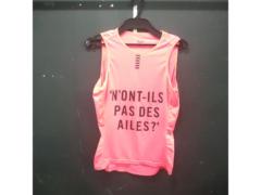 サイズ:S Rapha’N’ONT-ILS PAS DES AILES? ベースレイヤー ピンク