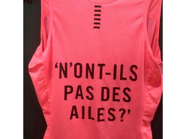 サイズ:S Rapha’N’ONT-ILS PAS DES AILES? ベースレイヤー ピンク