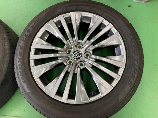 TOYOTA ハリアー/80系 Zグレード 純正アルミホイール + TOYO PROXES 