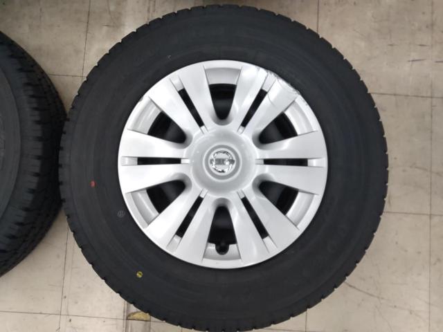 ☆新品タイヤ付き☆NISSAN NV350キャラバン純正ホイール + GOODYEAR 
