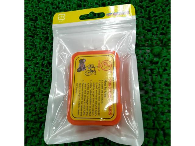 【メーカー不明】パンク補修キット オレンジ