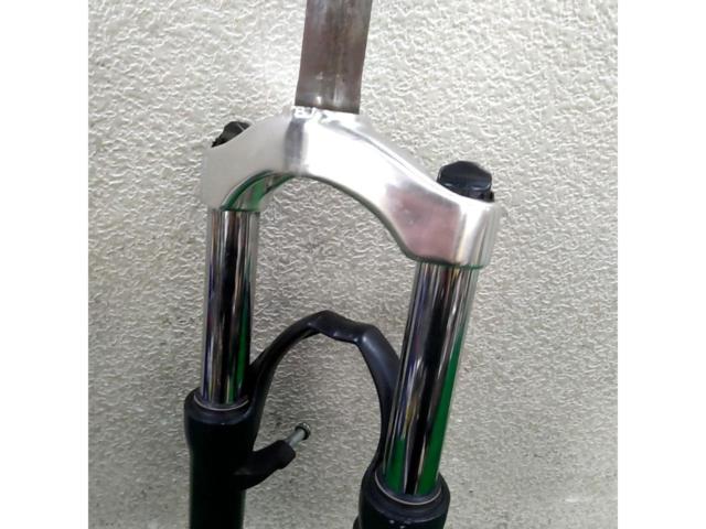 ワケアリ プリロードダイヤル削れ大 コラム長198mm/エンド幅100mm/27.5インチMARZOCCHI MZ COMP サスペンションフォーク