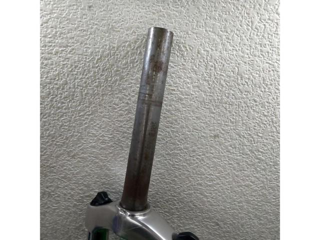 ワケアリ プリロードダイヤル削れ大 コラム長198mm/エンド幅100mm/27.5インチMARZOCCHI MZ COMP サスペンションフォーク