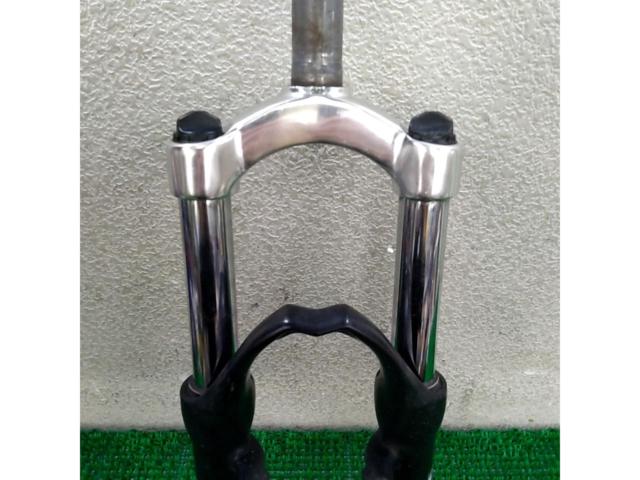ワケアリ プリロードダイヤル削れ大 コラム長198mm/エンド幅100mm/27.5インチMARZOCCHI MZ COMP サスペンションフォーク