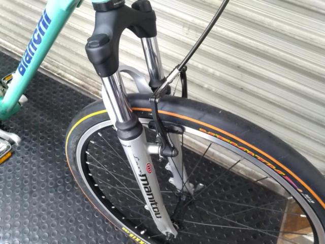 【わけあり現状販売】BIANCHI ATTIVO 3×8S 26×1.5インチマウンテンバイク チェレステ 2006年前後くらい??