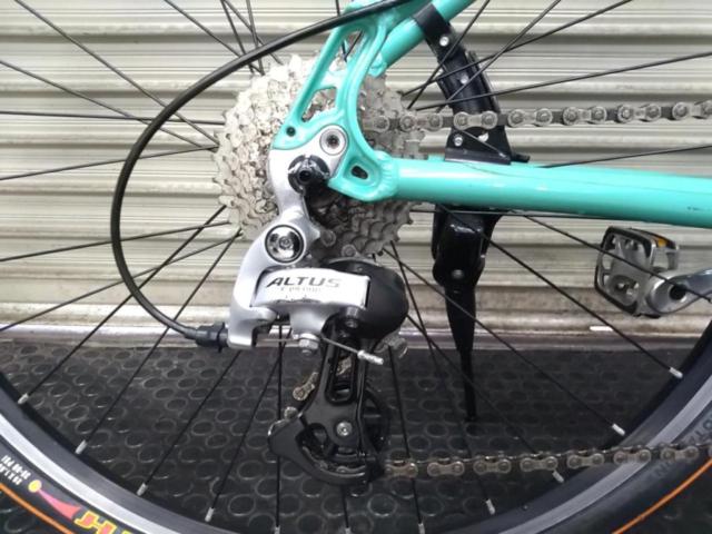【わけあり現状販売】BIANCHI ATTIVO 3×8S 26×1.5インチマウンテンバイク チェレステ 2006年前後くらい??