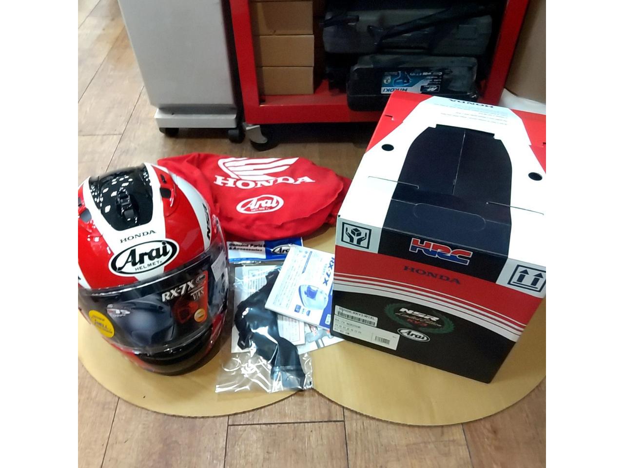 ☆激熱♪☆【サイズ:L】Arai RX-7X ヘルメット 88 NSR250R カラー | 未 