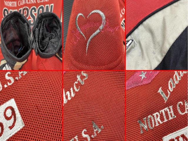 【SIMPSON】Angel Hearts メッシュライティングジャケット レディース向け サイズ:WL