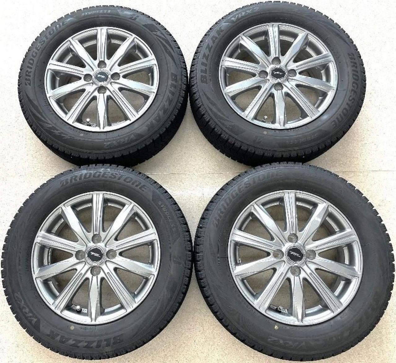 TOPRUN+【BRIDGESTONE】BLIZZAK VRX2 185/65R15 2023年製 4本セット 