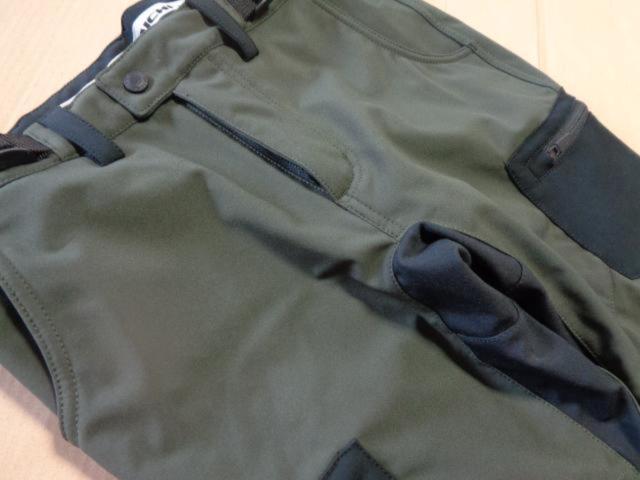 RSTaichi(RSタイチ) RSY555 ウインドストップソフトシェルパンツ コンバットグラファイト Mサイズ