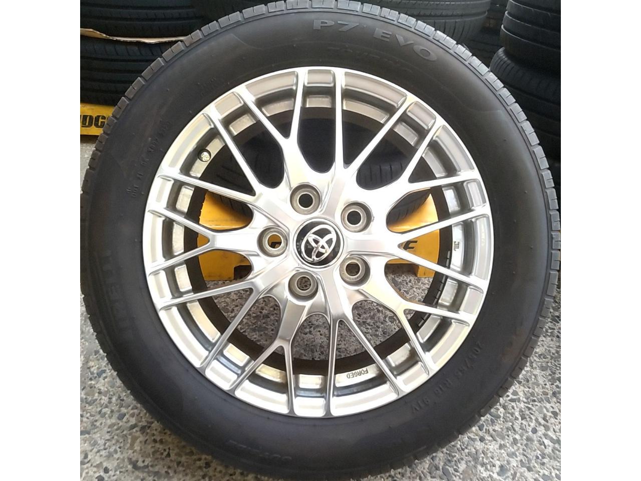 トヨタ純正 80系 ノア/ヴォクシー 純正オプション BBS 鍛造ホイール + 