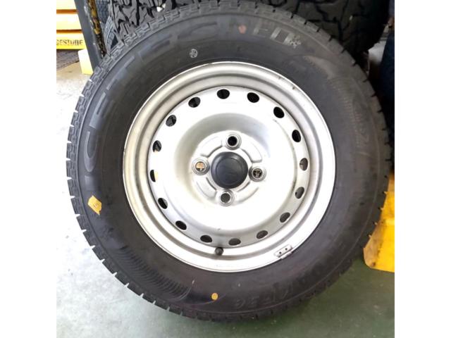 ダイハツ純正】 ミライース純正スチールホイール+【KENDA】ICETEC NEO+ 
