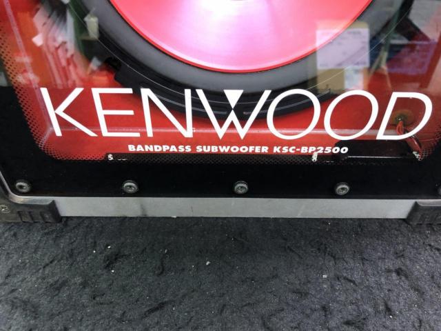 KENWOOD】KSC-BP2500 サブウーハー | やや傷や汚れあり | アップ 