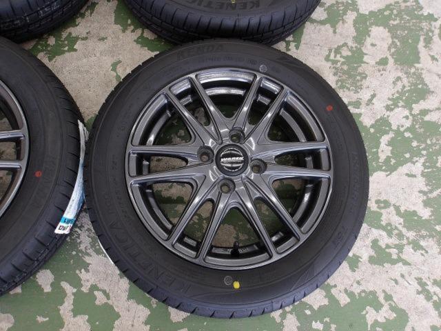 HOT STUFF WAREN W03 + KENDA KR203 155/65R14 75T | やや傷や汚れあり 