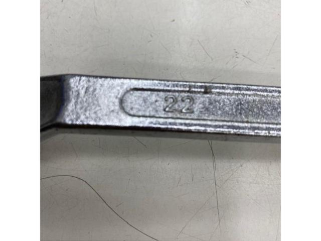 【WG】メーカー不明 ロングメガネレンチ 22-21