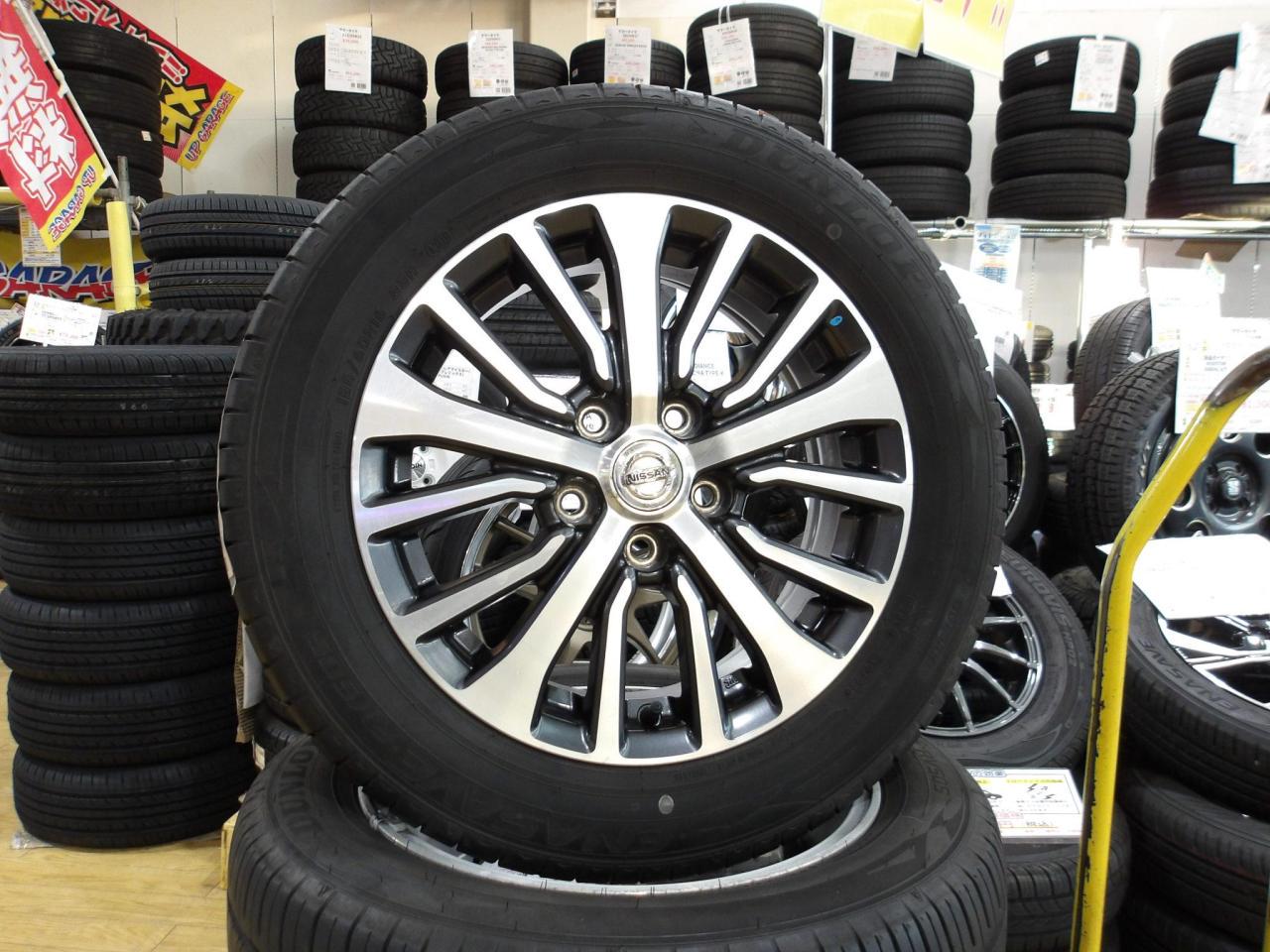 日産純正 セレナ/C26 ハイウェイスター 後期 純正ホイール+DUNLOP 