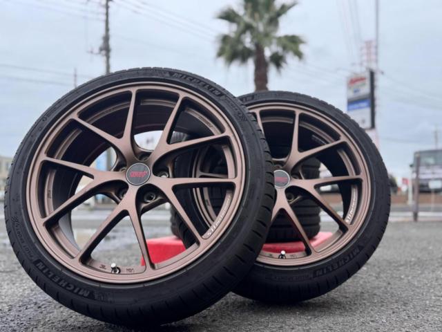 スバル純正 BBS製 STI Performance 純正ホイール + MICHELIN PILOT 