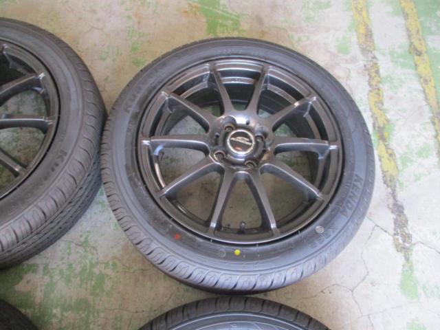 新品タイヤ付き】MID SCHNEDER Stag + KENDA(ケンダ) KR32 185/55R16 