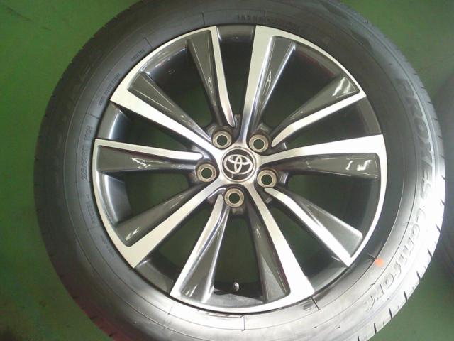 トヨタ 80系ハリアー Gグレード純正ホイール + TOYO PROXES COMFORT 