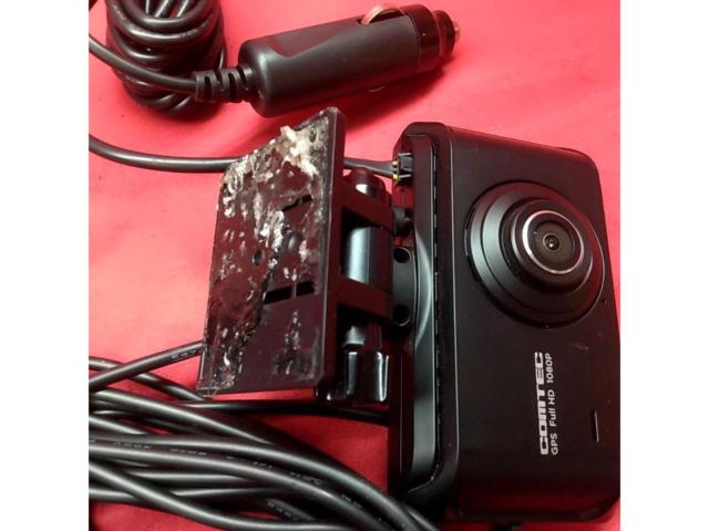 COMTEC】ZDR035 前後2カメラドライブレコーダー | やや傷や汚れあり 