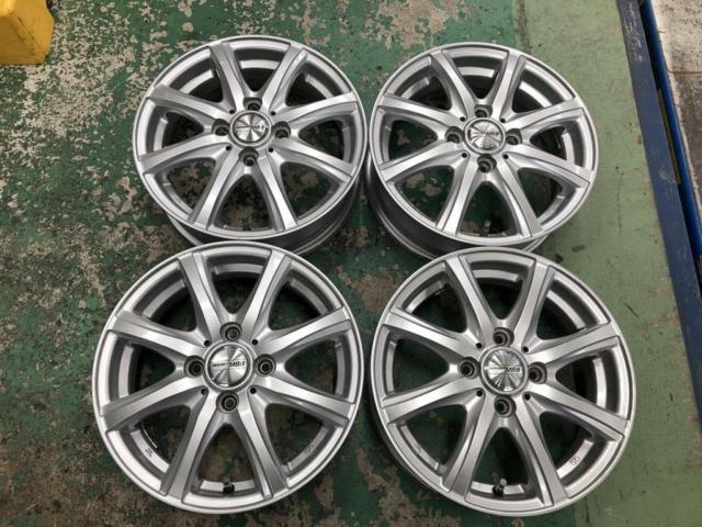 DUNLOP MACBES MB8 | 目立った傷や汚れ無し | アップガレージ 豊田梅坪店 | カー用品 アルミホイール 14インチホイール ...