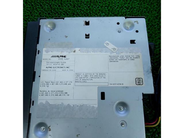 【ワケアリ】ALPINE DVE-5207 CD/DVDプレイヤー