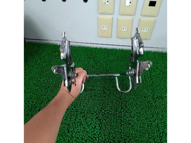 メーカー不明 26インチ用? 正爪エンド用両立スタンド シルバー