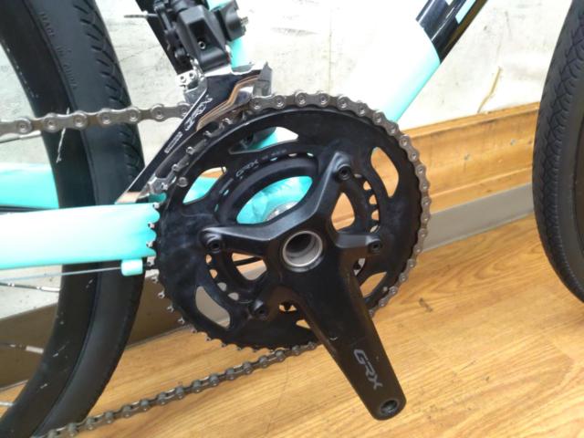 BIANCHI  via nirone7 allroad 2021年モデル 700×32 2×10S アルミフレームグラベルロードバイク チェレステ サイズ:53