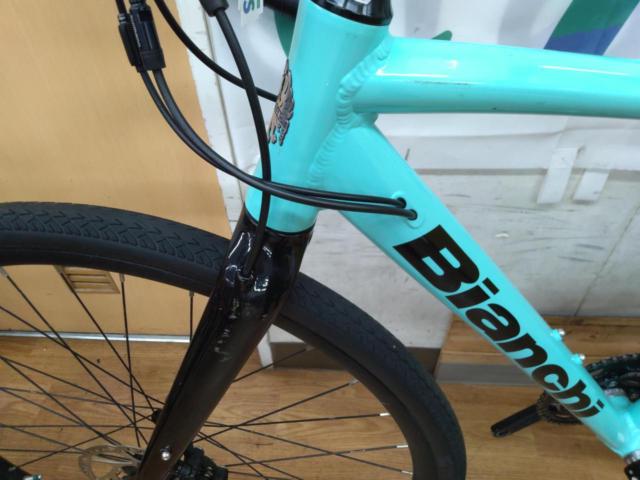 BIANCHI  via nirone7 allroad 2021年モデル 700×32 2×10S アルミフレームグラベルロードバイク チェレステ サイズ:53