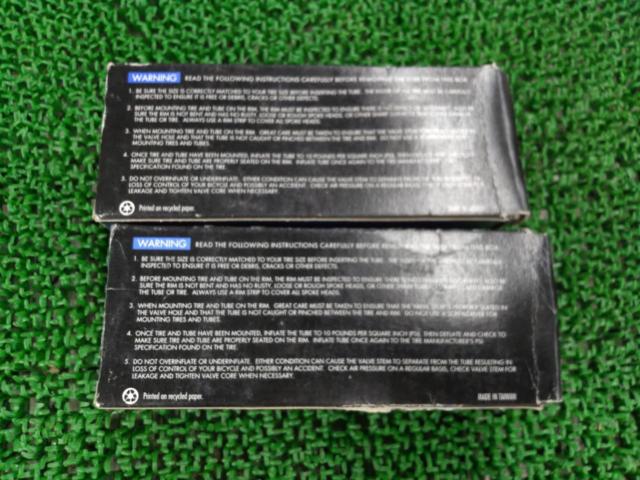 TIOGA 12×1/2～2-1/4 英式チューブ2本セット