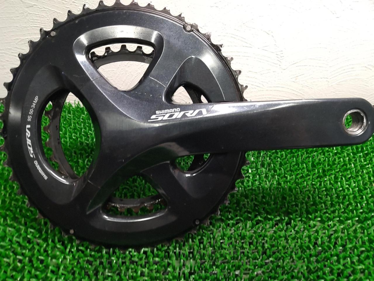 SHIMANO SORA FC-R3000 50-34T クランクセット ブラック | クランク 