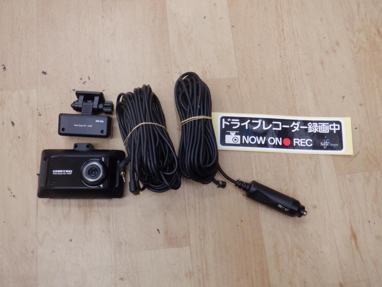 SDカード無 本体スタンド無 COMTEC ZDR026 前後2カメラドライブ 