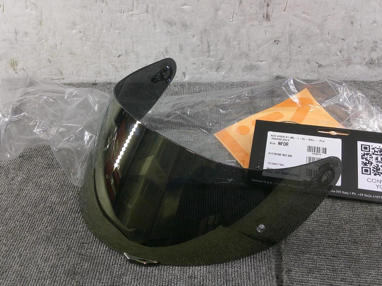 M-XLサイズ用 AGV K1 / K-5 S/K-3 SV用 VISOR GT2-1/GT 2 AS PLK 