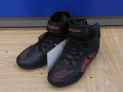 26.5cm/US9/EUR42 Alpinestars(アルパインスターズ) FASTER-3 RIDEKNIT(ファスター3 ライドニット)シューズ BK/OR *店頭販売のみ