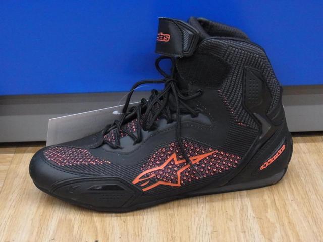26.5cm/US9/EUR42 Alpinestars(アルパインスターズ) FASTER-3 RIDEKNIT(ファスター3 ライドニット)シューズ BK/OR *店頭販売のみ
