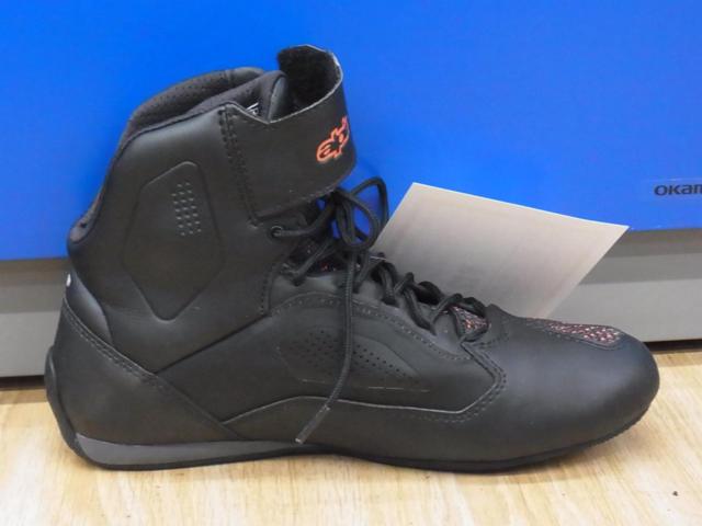 26.5cm/US9/EUR42 Alpinestars(アルパインスターズ) FASTER-3 RIDEKNIT(ファスター3 ライドニット)シューズ BK/OR *店頭販売のみ
