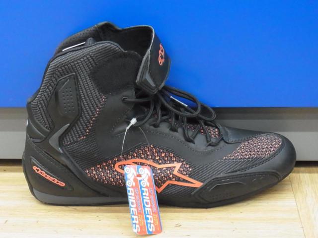 26.5cm/US9/EUR42 Alpinestars(アルパインスターズ) FASTER-3 RIDEKNIT(ファスター3 ライドニット)シューズ BK/OR *店頭販売のみ