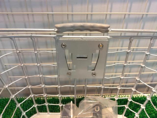 メーカー不明 前用かご シルバー