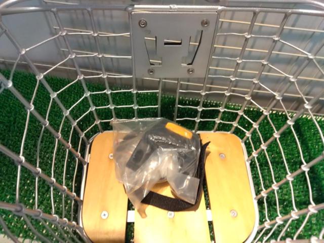 メーカー不明 前用かご シルバー