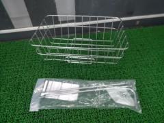 昭和INDUSTRIES ( ショウワインダストリーズ ) ST700-MA06-1B(1U) フロントワイヤーバスケット シルバー