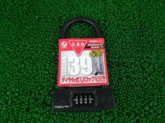 カスタムジャパン ダイヤル式U字ロック 黒 TORUNA39