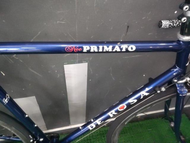 DE ROSA NEO PRIMATO クロモリロードバイク 54cm Campagnolo Record mix 2×11S BORA ONE 適正身長:171-177cm