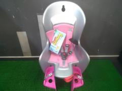 ※クッション固定テープ剥がれあり Polisport BILBY CFS リアチャイルドシート グレー/ピンク