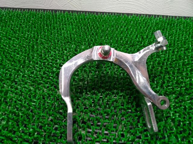 メーカー不明 ロングアーチキャリパーブレーキ 前後セット シルバー