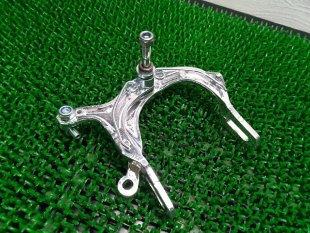 メーカー不明 ロングアーチキャリパーブレーキ 前後セット シルバー